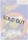 2002 ACTION - NASCAR WINNER'S CIRCLE 【"#29 AMERICA ONLINE" CHEVY MONTE CARLO】 WHITE-BLUE(with 1/24 RACE HOOD)