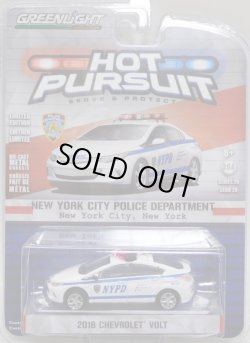 画像1: 2016 GREENLIGHT HOT PURSUIT S20 【2016 CHEVROLET VOLT】 WHITE/RR (NEW YORK CITY POLICE DEPARTMENT) 