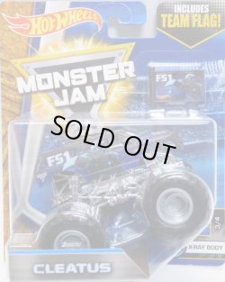 画像1: 2017 MONSTER JAM includes TEAM FLAG! 【CLEATUS】 CLAR BLACK (X-RAY BODY)