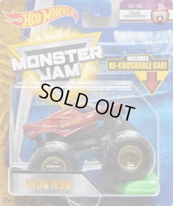 画像1: 2018 MONSTER JAM includes RE-CRUSHABLE CAR! 【IRON MAN】 DK.RED (TOUR FAVORITES)