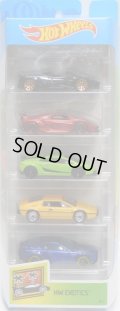2019 5PACK 【HW EXOTICS】'17 Pagani Huayra Roadster / Lamborghini Sesto Elemento / Lamborghini Gallardo LP 570-4 Superleggera / Lotus Esprit S1 / Aston Martin V8 Vantage