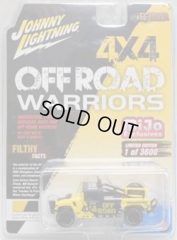 画像1: 2019 JOHNNY LIGHTNING "MIJO EXCLUSIVE" 【"OFF ROAD WARRIORS"HUMMER H1 RACE TRUCK】YELLOW-BLACK/RR(予約不可）