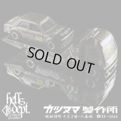 画像1: HELLS DEPT 2020 - DOUBLE LOSER[S] 【"HELLS RACING" DATSUN BLUEBIRD 510 with AERO LIFT (カスタム完成品）】GRAY/RR （送料サービス適用外）