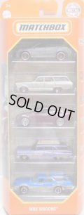 2021 MATCHBOX 5PACK 【MBX WAGONS】Audi RS6 Avant/'64 Ford Fairlane Wagon/Cadillac CTS Wagon/'59 Chevy Wagon/Oldsmobile Vista Cruiser