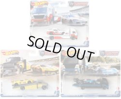 画像1: 【仮予約】PRE-ORDER - HW CAR CULTURE - TEAM TRANSPORT 【Nアソート 3種セット】'21 TOYOTA GR SUPRA/CORVETTE C8.R/VOLKSWAGEN ID R(11月上旬入荷予定）