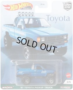 画像1: 【仮予約】PRE-ORDER - 2021 HW CAR CULTURE "TOYOTA" 【'87 TOYOTA PICKUP TRUCK】BLUE/RR(12月中旬入荷予定）