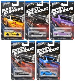 画像1: 【仮予約】PRE-ORDER - 2024 HW FAST & FURIOUS 【ワイルド・スピード テーマ Gアソート　10個入り】日産 スカイライン GT-R (BCNR33)/デ・トマソ パンテーラ/1966 シェビー インパラ/日産 350Z カスタム/ポルシェ 911 GT3 RS(2024年9月下旬入荷予定)(ショートした場合は先着順となります）