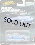 【仮予約】PRE-ORDER - 2024 HW FAST & FURIOUS (ワイルド・スピード) 【1996 日産 180SX タイプX】BLUE/RR(2024年10月下旬入荷予定）