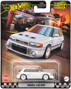 画像1: 【仮予約】PRE-ORDER - 2024 HW BOULEVARD 【マツダ 323 GTR (ファミリア)】WHITE/RR(2024年11月上旬入荷予定）(ショートした場合は先着順となります）