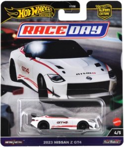 画像1: 【仮予約】PRE-ORDER - 2024 HW CAR CULTURE "RACE DAY" 【2023 日産 Z GT4】WHITE/RR (2024年11月末頃入荷予定)