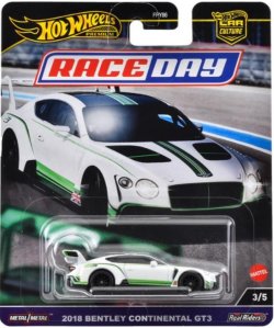 画像1: 【仮予約】PRE-ORDER - 2024 HW CAR CULTURE "RACE DAY" 【2018 ベントレー コンチネンタル GT3】WHITE/RR (2024年11月末頃入荷予定)