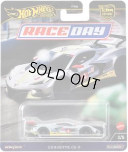 画像1: 【仮予約】PRE-ORDER - 2024 HW CAR CULTURE "RACE DAY" 【コルベット C8.R】LT.GRAY/RR (2024年11月末頃入荷予定)