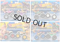 画像1: 【仮予約】PRE-ORDER - 2025 HW MONSTER TRUCKS! 【2パック - Rアソート4種セット】(2024年12月中旬入荷予定）