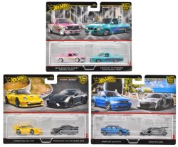 画像1: 【仮予約】PRE-ORDER - 2024 HW CAR CULTURE "PREMIUM 2PACK" 【3種セット】HRR78/HRR82/JDY82(2024年12月下旬入荷予定)(ショートした場合は先着順となります）