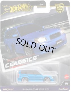 画像1: 【仮予約】PRE-ORDER - 2024 HW CAR CULTURE "モダン・クラシックス" 【スバル フォレスター STi】BLUE/RR (2024年12月下旬入荷予定)