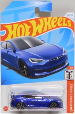 画像1: 【TESLA MODEL S PLAID】BLUE/5Y (NEW CAST)