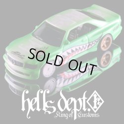 画像1: HELLS DEPT 2024 - DOUBLE LOSER[S] 【Build For Speed BENZ 560SEC (カスタム完成品）】NEON GREEN-WHITE/RR （送料サービス適用外）