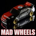 MAD WHEELS (マッドホイール） 【T〇MICA NISSAN GT-R (カスタム完成品）】RED-BLACK/RR (送料サービス適用外) 