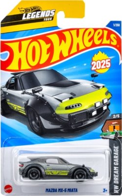 画像1: 【仮予約】PRE-ORDER - 【"HW LEGENDS TOUR" マツダ MX-5 ミアータ (国内流通版/裏面日本語)】GRAY(2025年1月末入荷予定）