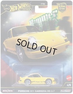 画像1: 【仮予約】PRE-ORDER - 2025 HW CAR CULTURE "ハンマードロップ" 【ポルシェ911 カレラ RS2.7】YELLOW/RR (2025年2月上旬入荷予定）