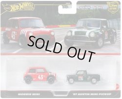 画像1: 【仮予約】PRE-ORDER - 2025 HW CAR CULTURE "PREMIUM 2PACK" 【モーリス ミニ/'67 オースチン ミニ ピックアップ】RED/DK.GREEN/RR (2025年2月上旬入荷予定)(ショートした場合は先着順となります）