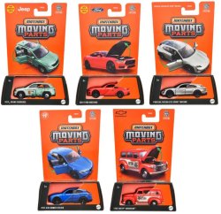 画像1: 【仮予約】PRE-ORDER - 【2025 MATCHBOX MOVING PARTS　"A"アソート 8個入り】ジープ グランドチェロキー/2024 フォード マスタング/ポルシェ タイカン GTS スポーツツーリスモ/2022 アルファロメオ ステルヴィオ/1950 シェビー サバーバン(2025年2月下旬入荷予定）