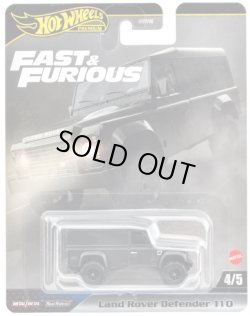 画像1: 2025 HW FAST & FURIOUS (ワイルド・スピード) 【ランドローバー ディフェンダー110】BLACK/RR(2025年2月下旬入荷予定）