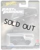 2025 HW FAST & FURIOUS (ワイルド・スピード) 【ランドローバー ディフェンダー110】BLACK/RR(2025年2月下旬入荷予定）