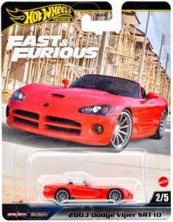 画像1: 【仮予約】PRE-ORDER - 2025 HW FAST & FURIOUS (ワイルド・スピード) 【'03 ダッジバイパー SRT10】RED/RR(2025年2月下旬入荷予定）