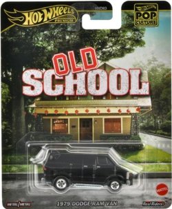 画像1: 【仮予約】PRE-ORDER - 2025 POP CULTURE【"OLD SCHOOL" 1979 ダッジ ラム バン】BLACK/RR(2025年4月中旬入荷予定）