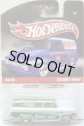 2010 HOT WHEELS DELIVERY 【'64 GMC PANEL】　GREEN-WHITE/RR