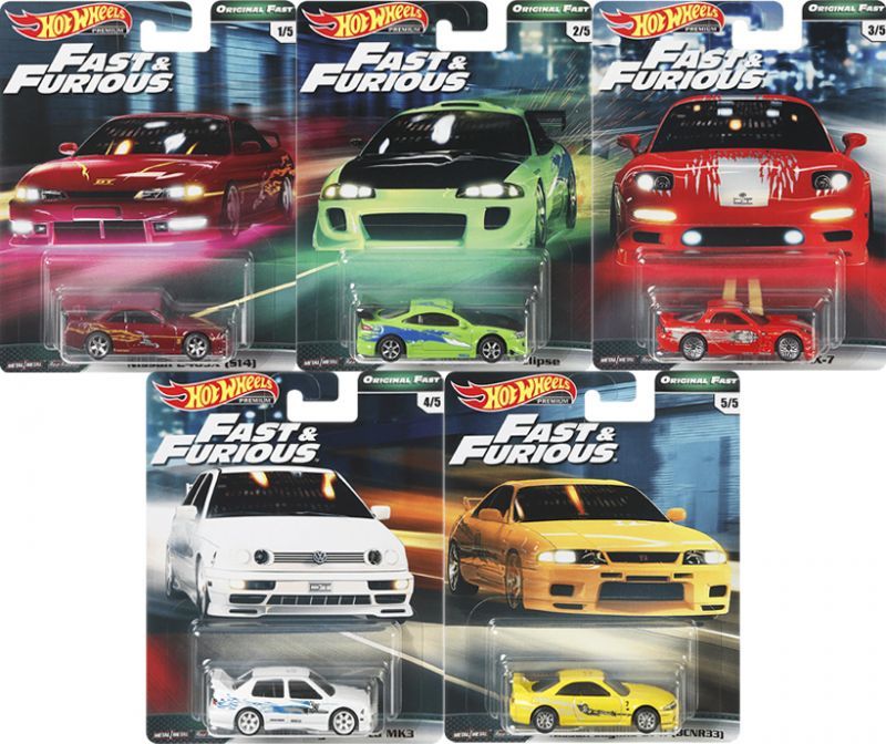 HW PREMIUM FAST & FURIOUS 【Bアソート (5種セット）】のご予約を開始致しました。