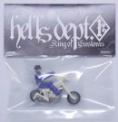 画像: HELLS DEPT 2021 - JDC13 X REDRUM　【"HELLS RRRUMBLERS" BONE SHAKER PETIT (カスタム完成品)】 PURPLE (WHITE METAL)/を更新致しました。