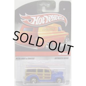 画像: 2010 HOT WHEELS DELIVERY - SWEET RIDES 【'40 WOODIE】　BLUE/5SP