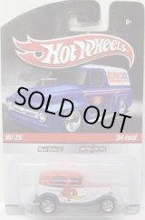 画像: 2010 HOT WHEELS DELIVERY 【'34 FORD】　RED-WHITE/RR (CLAY SMITH TAMPO)