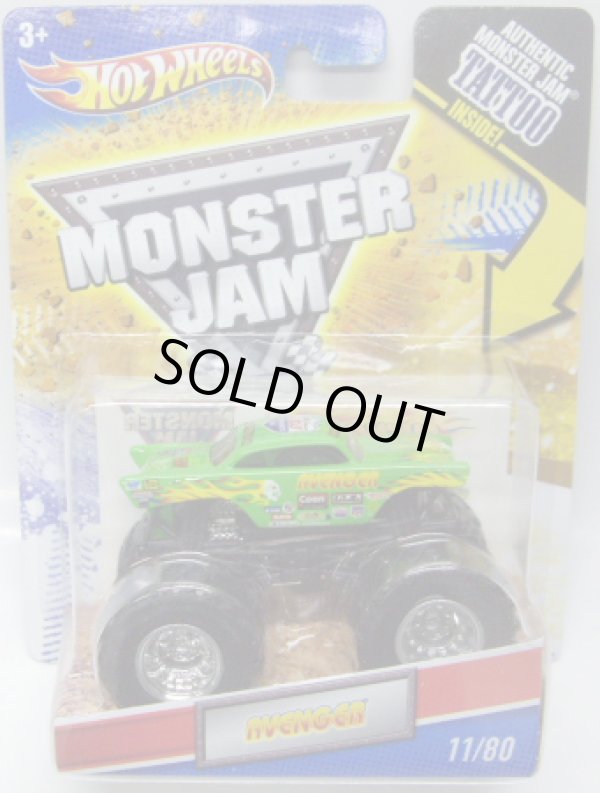 画像1: 2011 MONSTER JAM INSIDE TATTOO 【AVENGER ('57 CHEVY)】　GREEN