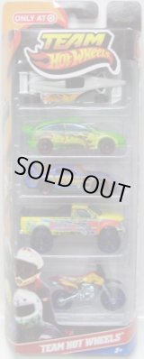 画像: 2011 TARGET EXCLUSIVE TEAM HOT WHEELS 5PACK 【GP-2009 / Ford Focus / 24/Seven / Ford F-150 / Wastelander】