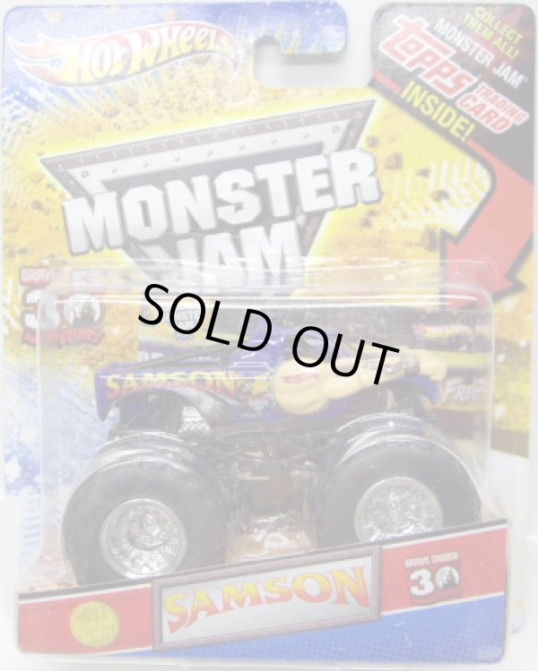 画像1: 2012 MONSTER JAM INSIDE TOPPS 【SAMSON】 BLUE (1ST EDITIONS)