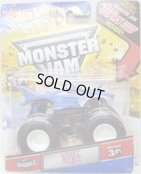 画像1: 2012 MONSTER JAM INSIDE TOPPS 【SHARK WRECK】 LT.BLUE (HW ORIGINALS)