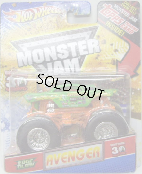 画像1: 2012 MONSTER JAM INSIDE TOPPS 【AVENGER】 LT.GREEN (EDGE GLOW)