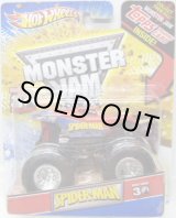 画像: 2012 MONSTER JAM INSIDE TOPPS 【SPIDERMAN】 RED