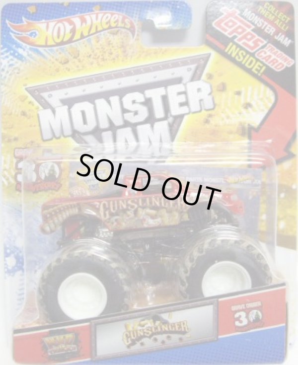 画像1: 2012 MONSTER JAM INSIDE TOPPS 【GUNSLINGER】 RED (MWD TRUCKS)