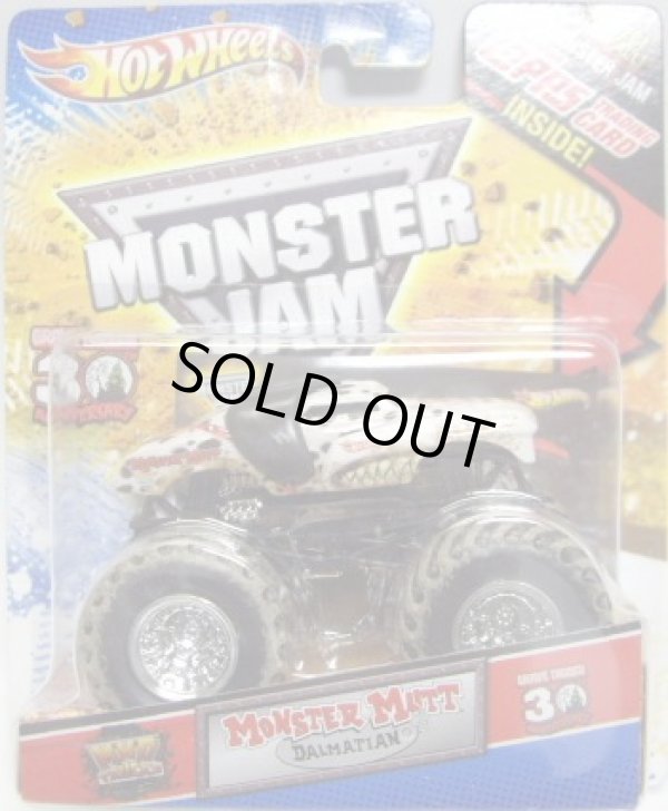 画像1: 2012 MONSTER JAM INSIDE TOPPS 【MONSTER MUTT DALMATIAN】 WHITE (MWD TRUCKS)