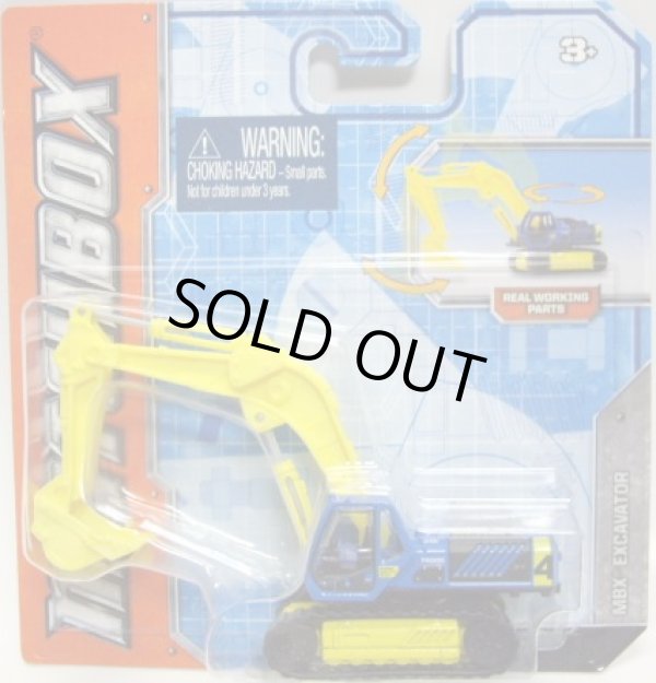 画像1: 2012 REAL WORKING RIGS 【MBX EXCAVATOR】 BLUE-YELLOW