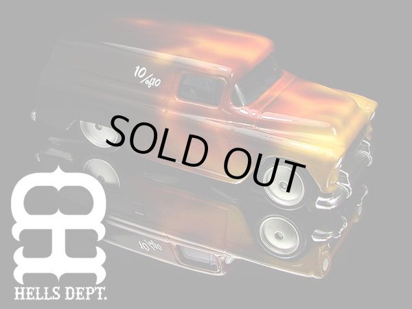 画像1: PRE-ORDER HELLS DEPT 2012 【"VOLCANO" '55 CHEVY PANEL + AUTHENTIC FACE （完成品）】 WHITE METAL MADE （送料サービス適用外） (近日入荷予定）