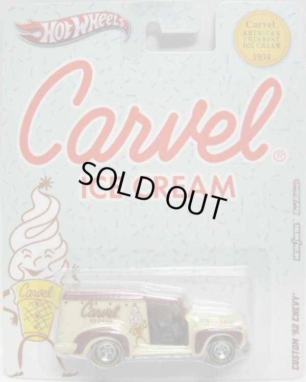 画像1: 2012 NOSTALGIC BRANDS - CARVEL ICE CREAM 【CUSTOM '52 CHEVY】　CREAM-CHOCOLATE/RR (NEW CAST)