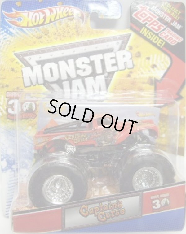 画像1: 2012 MONSTER JAM INSIDE TOPPS 【CAPTAIN'S CURSE】 RED