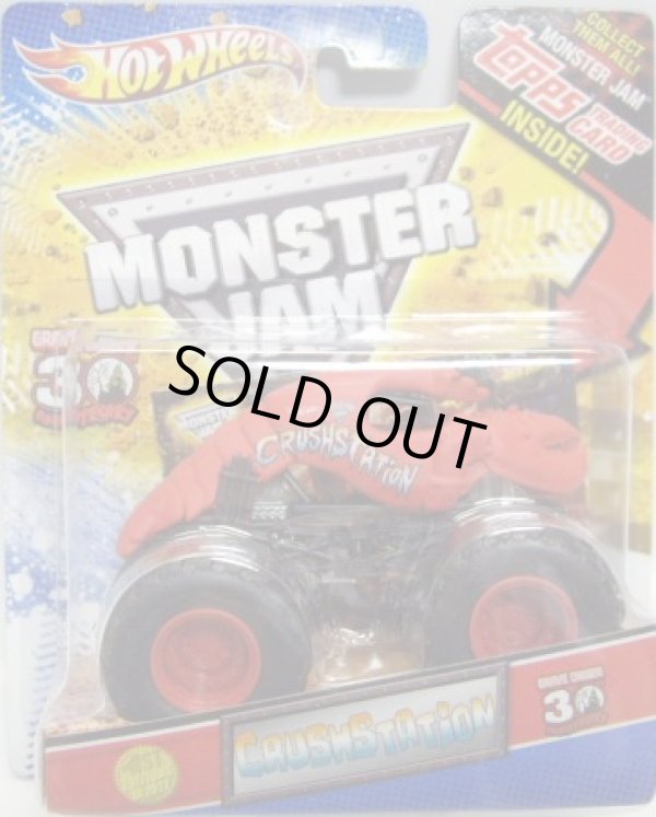 画像1: 2012 MONSTER JAM INSIDE TOPPS 【CRUSH STATION】 FLAT RED (1ST EDITIONS)