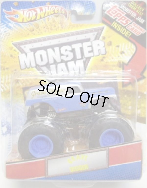 画像1: 2012 MONSTER JAM INSIDE TOPPS 【GRAVE DIGGER】 SILVER-LT.BLUE