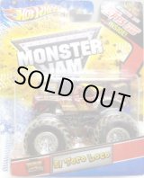 画像: 2012 MONSTER JAM INSIDE TOPPS 【EL TORO LOCO】 REDDISH BROWN (MWD TRUCKS)